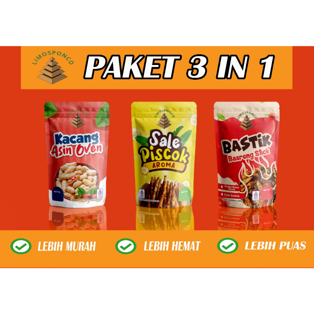 

PAKET 3 IN 1 | PAKET KOMPLIT | PALING HEMAT | LIMOS PONCO