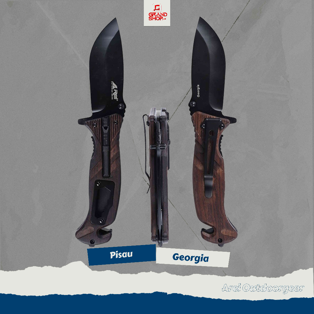 Knife / Pisau Lipat Georgia Arei Outdoorgear
