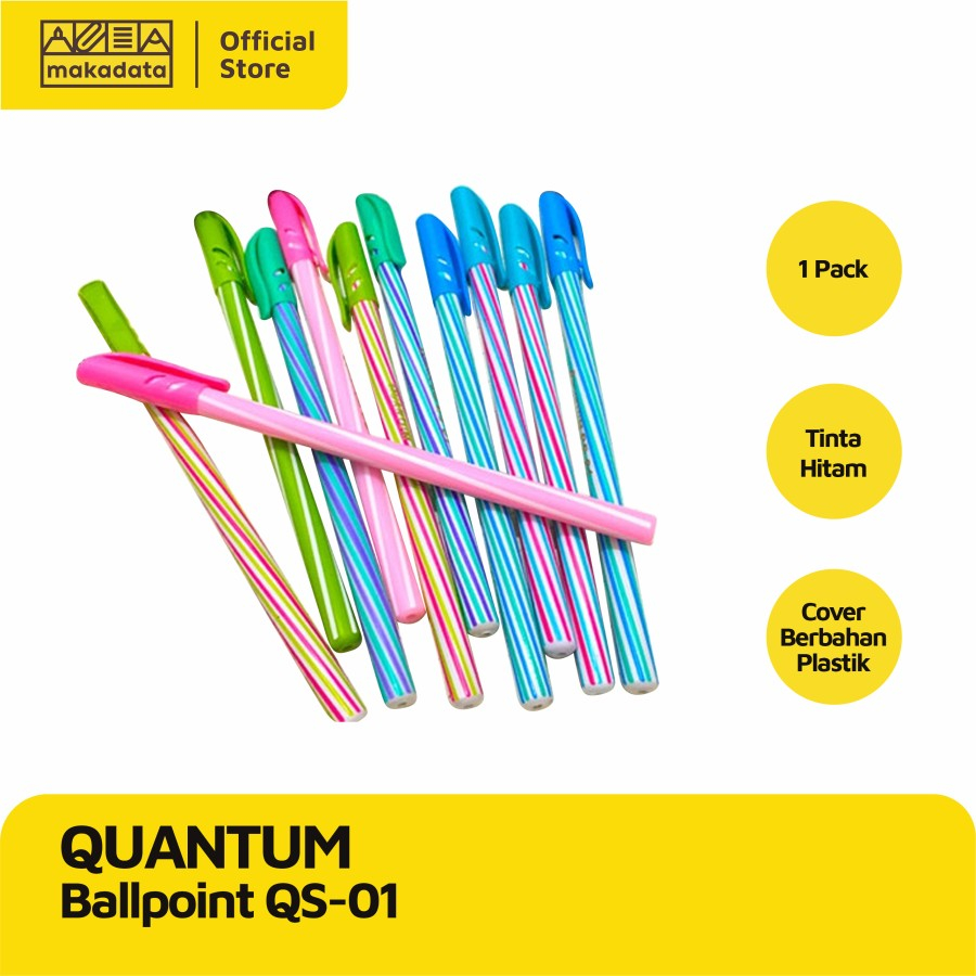 

BOLPOIN QUANTUM QS 01 0.5mm [ 12PCS / PAK ]