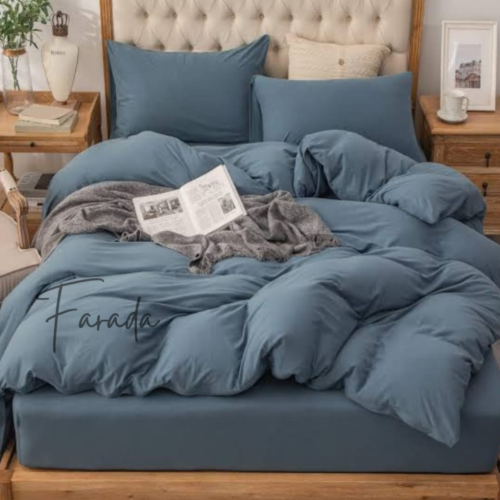 BEDCOVER SET POLOS AESTHETIC // BEDCOVER SET SEPREI [FARADA]