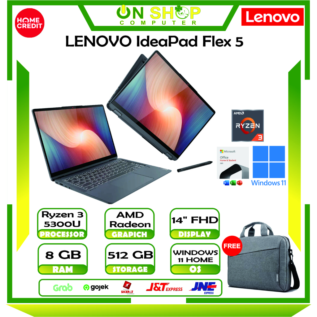 LENOVO IdeaPad Flex 5 14ALC7 Ryzen 3 5300U 8GB 512GB W11