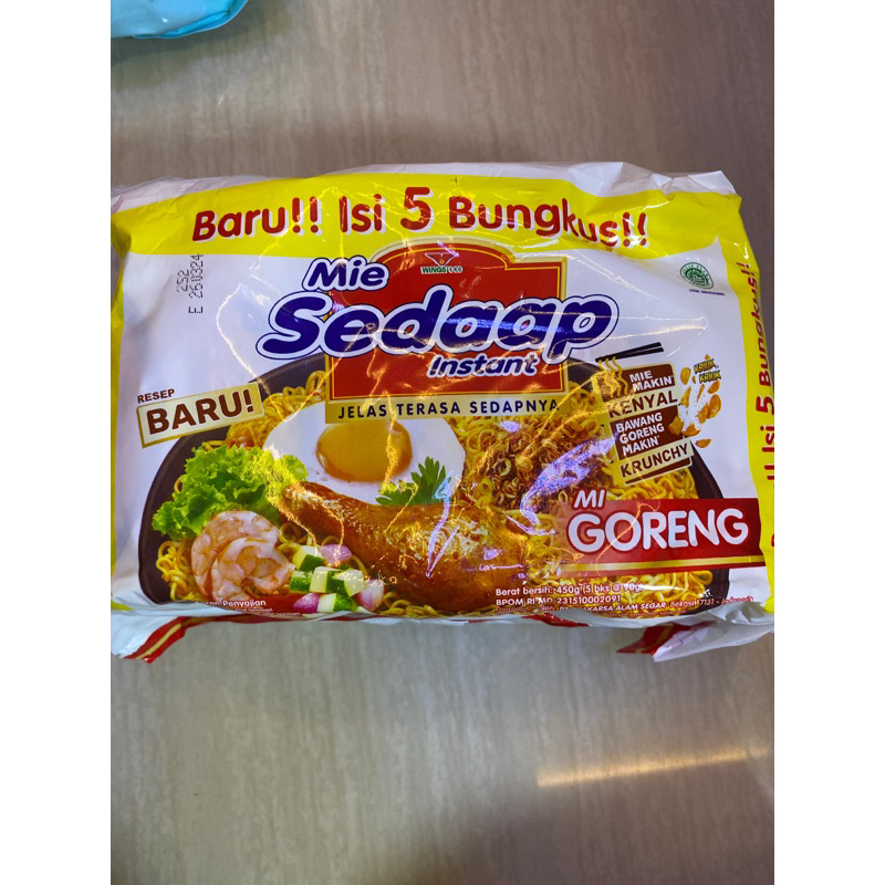 

Mie Sedaap Goreng kemasan 5 Pack