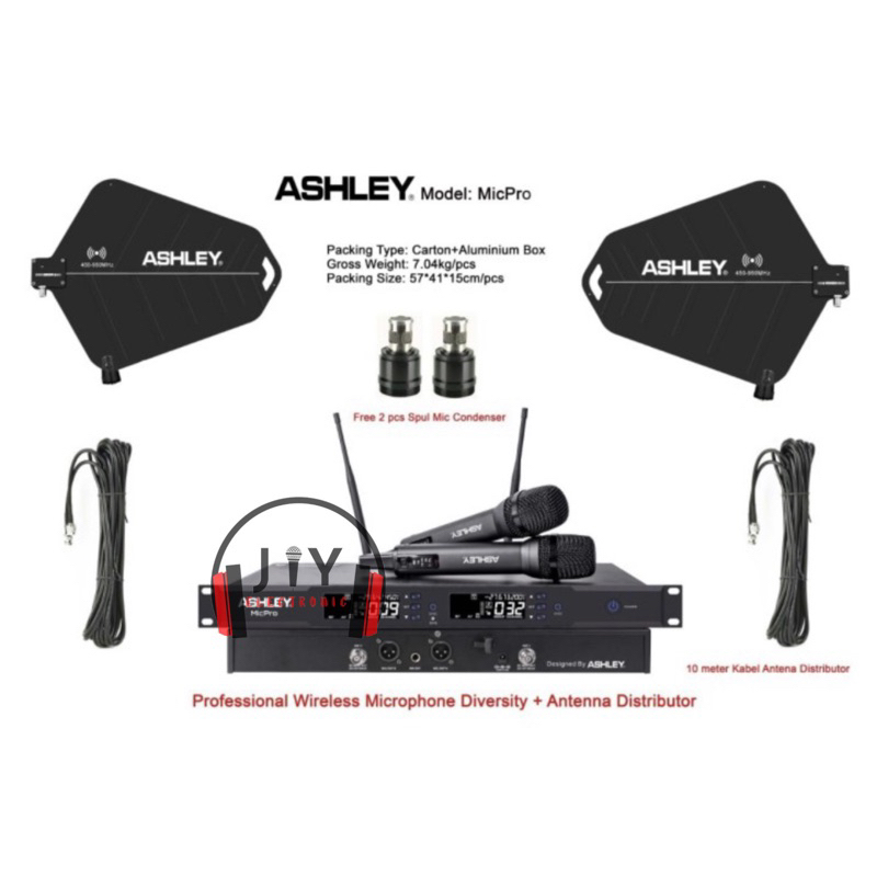 Mic Microphone Wireless Ashley MicPro Mic Pro Original