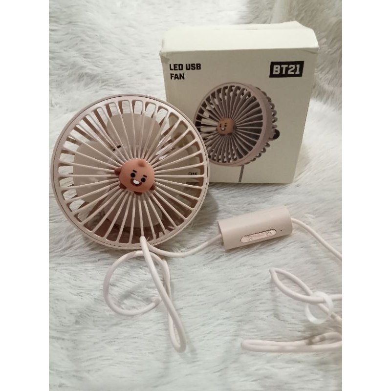 [Official] BT21 LED USB FAN / Kipas USB BT21