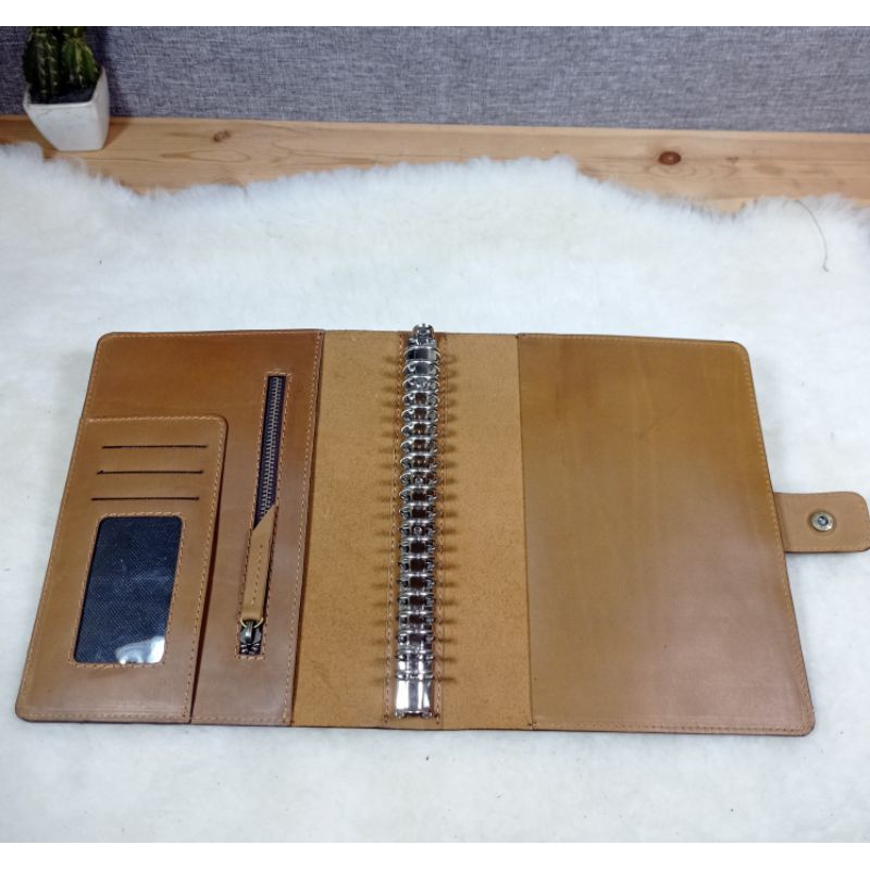 

Cover Binder Ukuran A5 A6 Loose Leaf Kulit Asli Premium Free Grafir