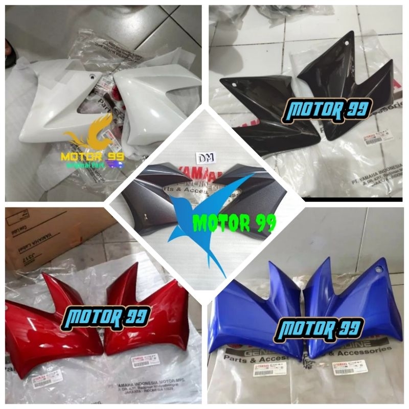 kupingan sayap tengki depan Vixion old sepasang merah oriiginal ygp