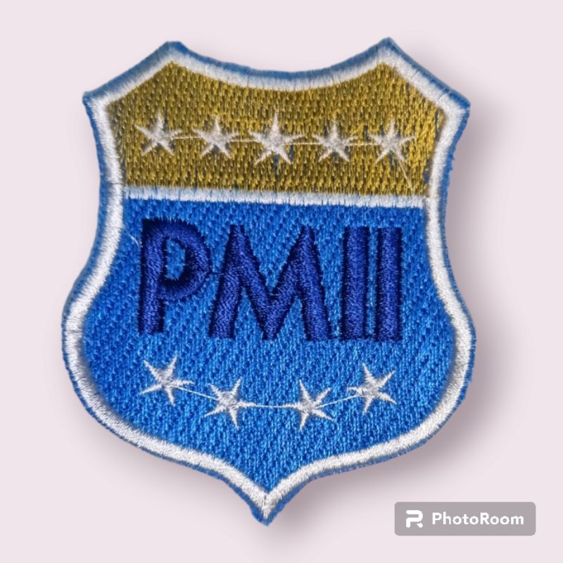 BET BADGE LAMBANG BORDIR LOGO PMII