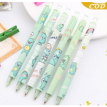 

TERMURAH Pen Gel Mekanik Motif Cartoon Dinosaur / Pulpen Pelajar Dan Kantor Pena Lucu Motif Dino Imut