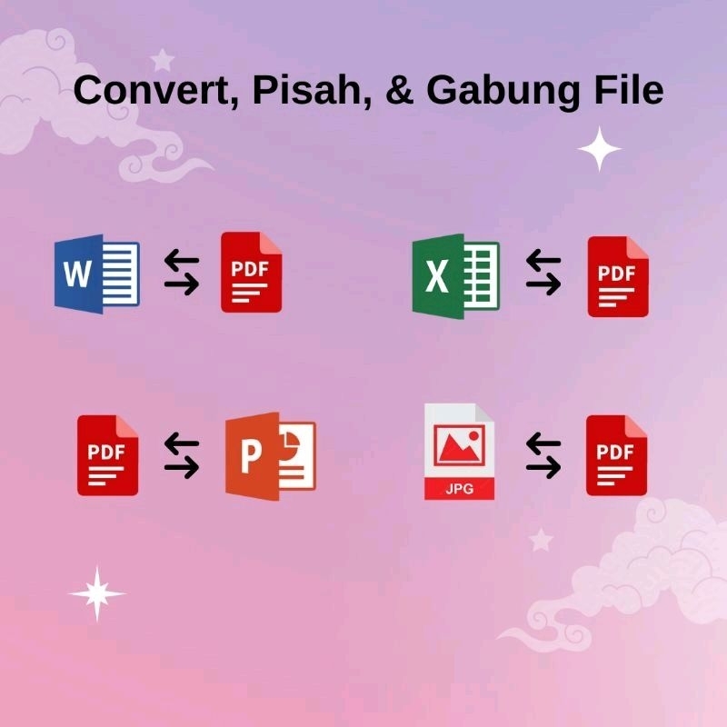 

convert file/gabungkan file PDF dll