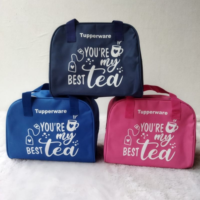 Tas bekal Coolteen Best tea Tupp ( Zipper bunga es)