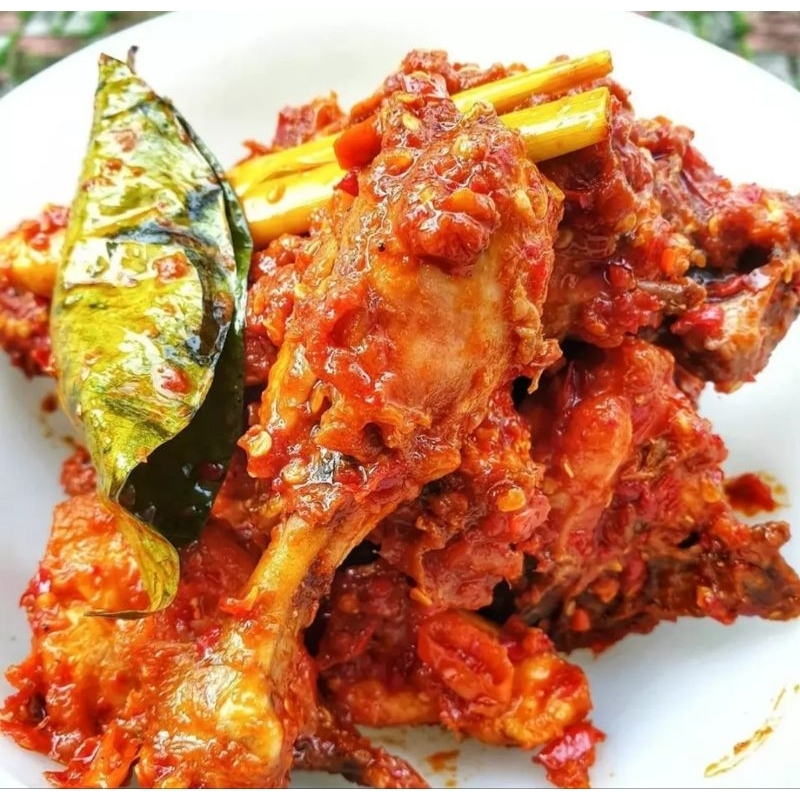 

telur balado,ayam balado