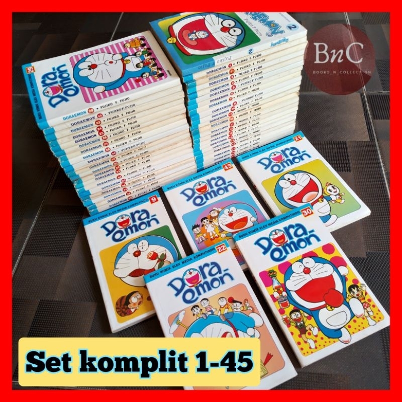 Komik Doraemon Vol 1-45 set preloved Ori