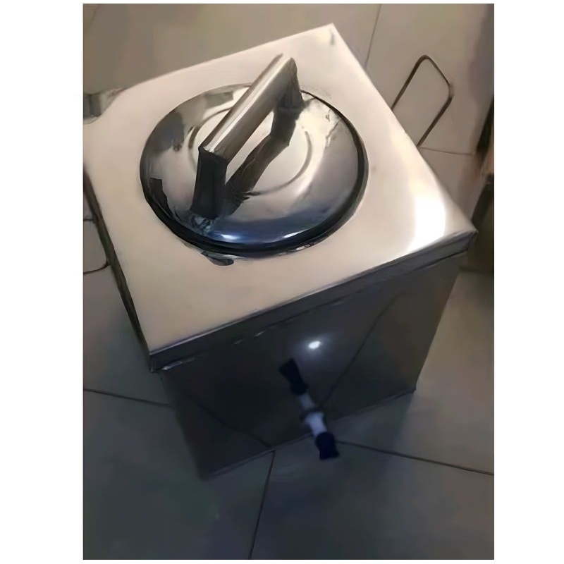 TABUNG BOX KOTAK ES PUTER CUSTOM BAHAN MONEL / NIKEL FULL TEBAL 0,8MM