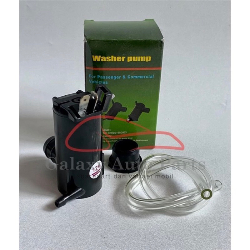 Motor dinamo air washer wiper universal 12v hitam kijang