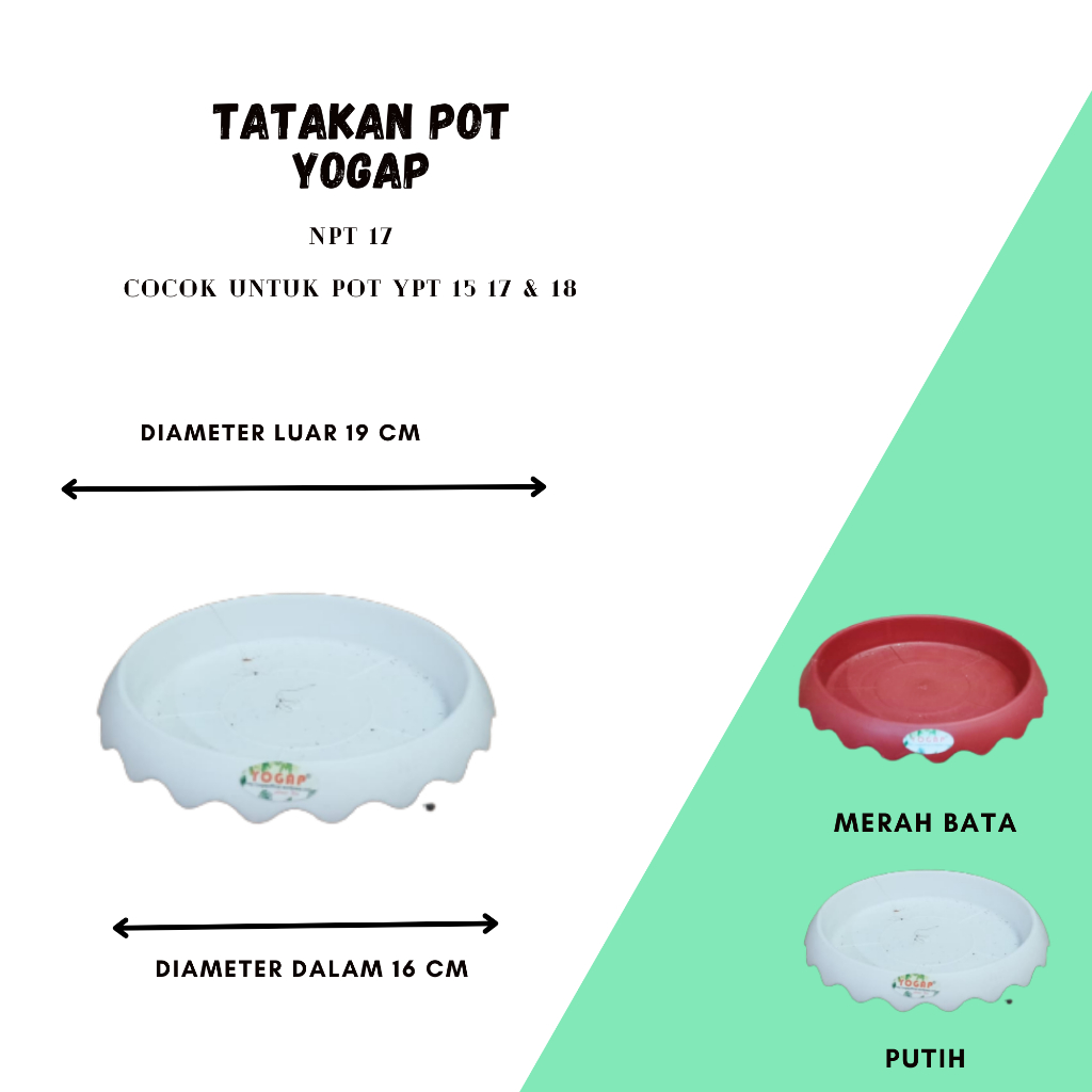 TATAKAN POT YOGAP TINGGI 17 ORIGINAL YOGAP
