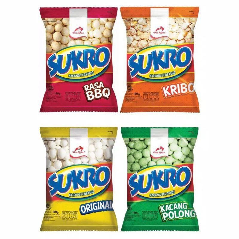 

Kacang Sukro Rasa Original Dua Kelinci 100 gr