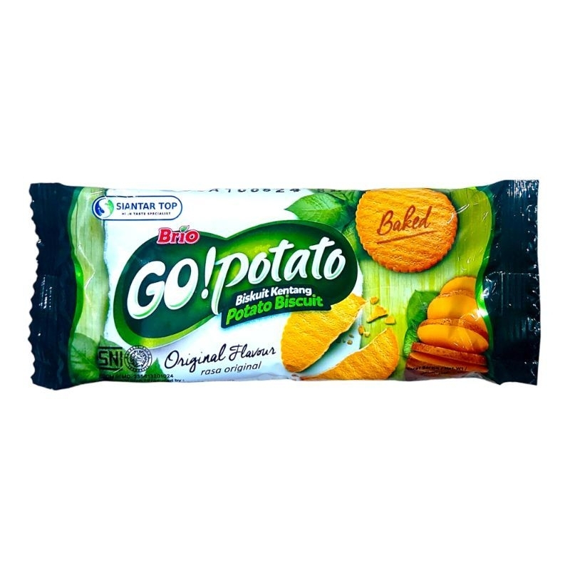 

Biskuit Sehat & Trendy : BRIO GO! POTATO 17 Gram Cita Rasa WOW!