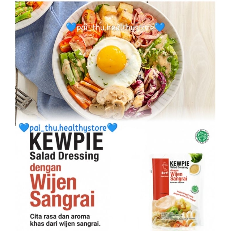 

Kewpie Saus Salad Wijen Sangrai / Saus Siram Thausand Island- Saus Siram salad dressing @25ml/100ml