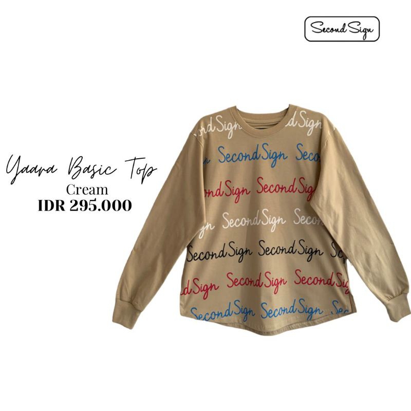 Second sign Top series-Atasan diskon second sign original