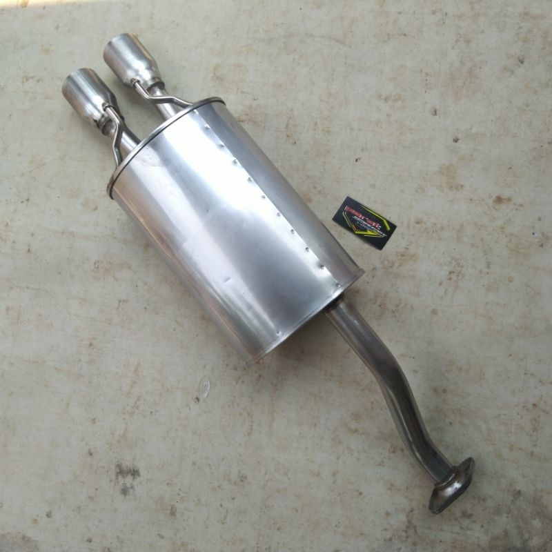 knalpot standar mobil honda civic fd original.