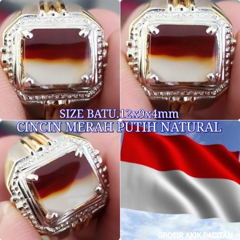 CINCIN MERAH PUTIH NATURAL PACITAN