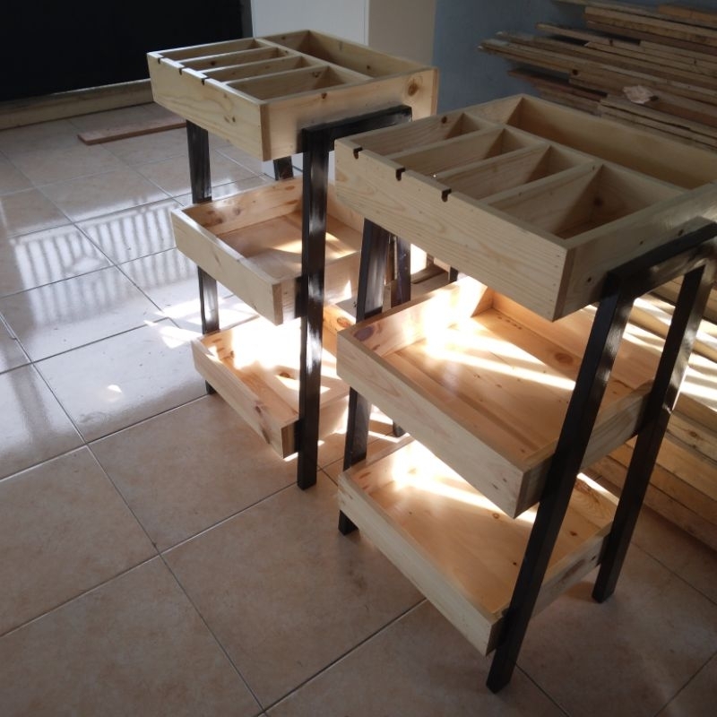 Rak barbershop murah rak serbaguna murah rak clip barbershop fullset sudah ada tiang