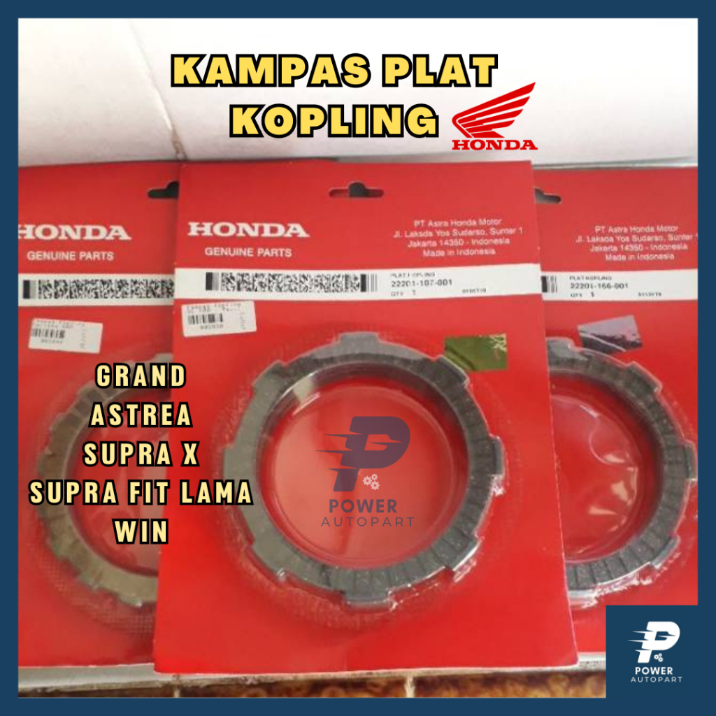 ORIGINAL Kampas Plat Kopling Grand Astrea Supra x Supra Fit Lama win