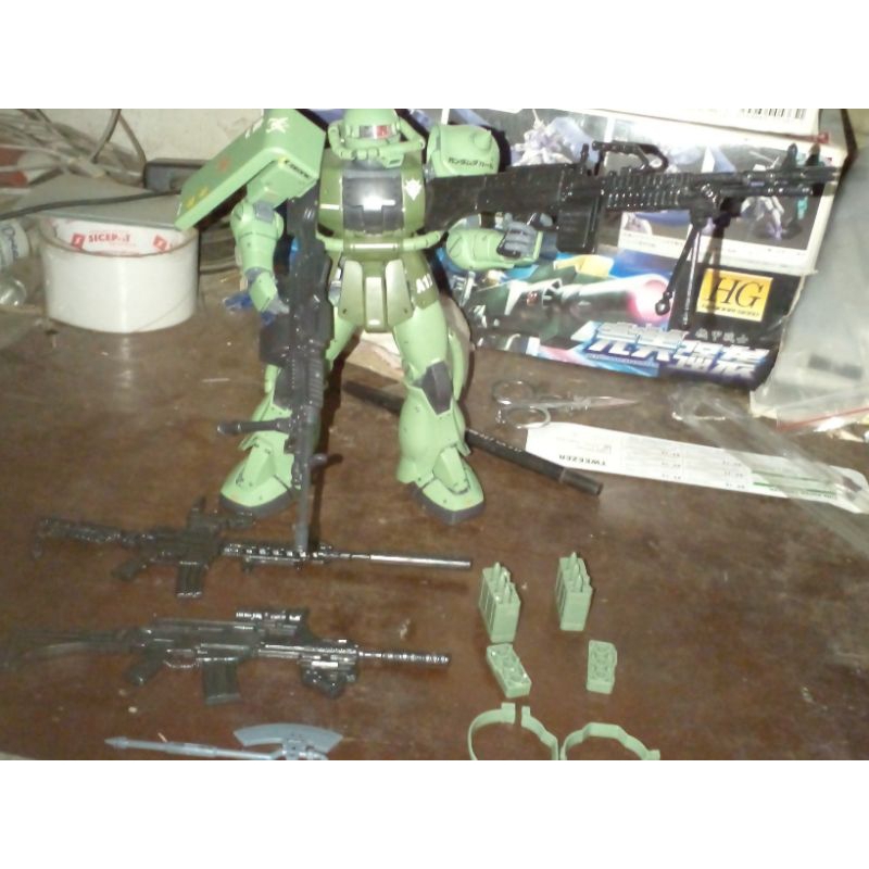 MG part Untuk Custom Zaku mg