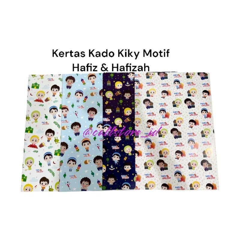 

KERTAS KADO KIKY MOTIF HAFIZ DAN HAFIZAH