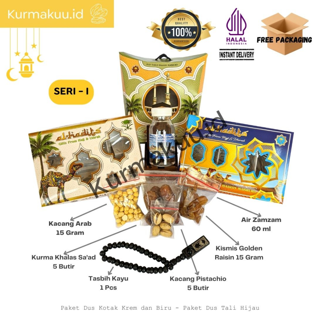 

Paket Oleh Oleh Haji dan Umroh (SERI-i) Souvenir Haji dan Umroh + Pisthacio + Tasbih