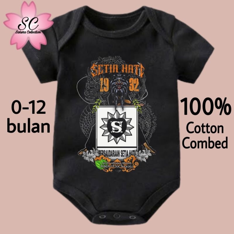 BAJU BAYI JUMPER BABY PSHT PERSAUDARAAN SETIA HATI TERATE 1903 1922 1932 1966 ANAK SILAT KARATE | JU