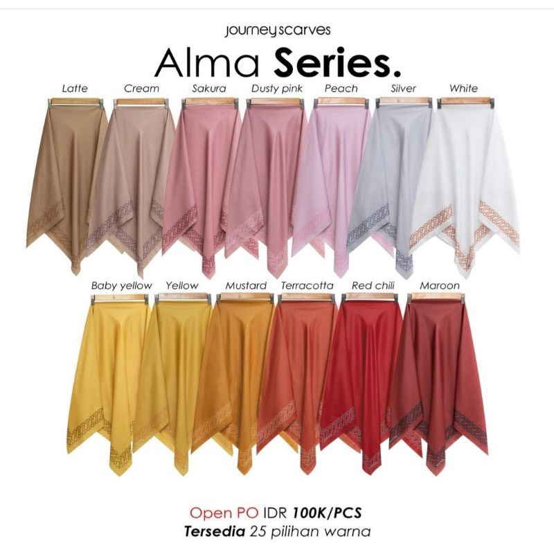 ALMA SERIES BY JOURNEY SCARVES