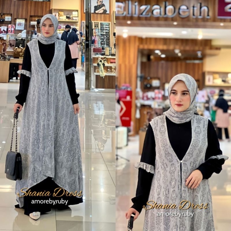 Shania set Ori Amorebyruby Gamis mewah