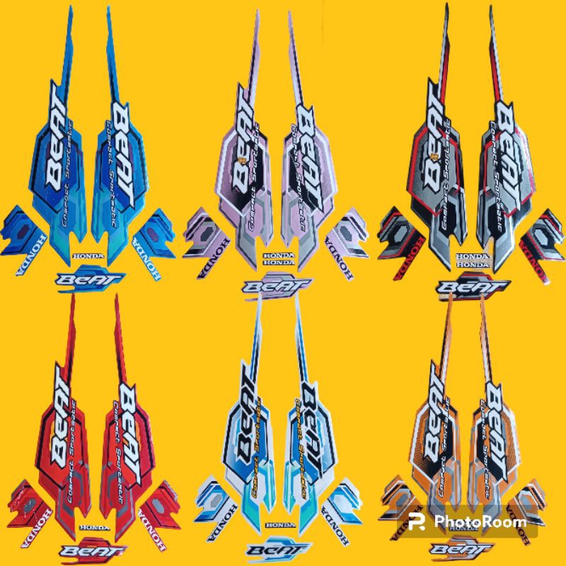 striping honda beat karbu 2008, lis body motor honda beat 2008
