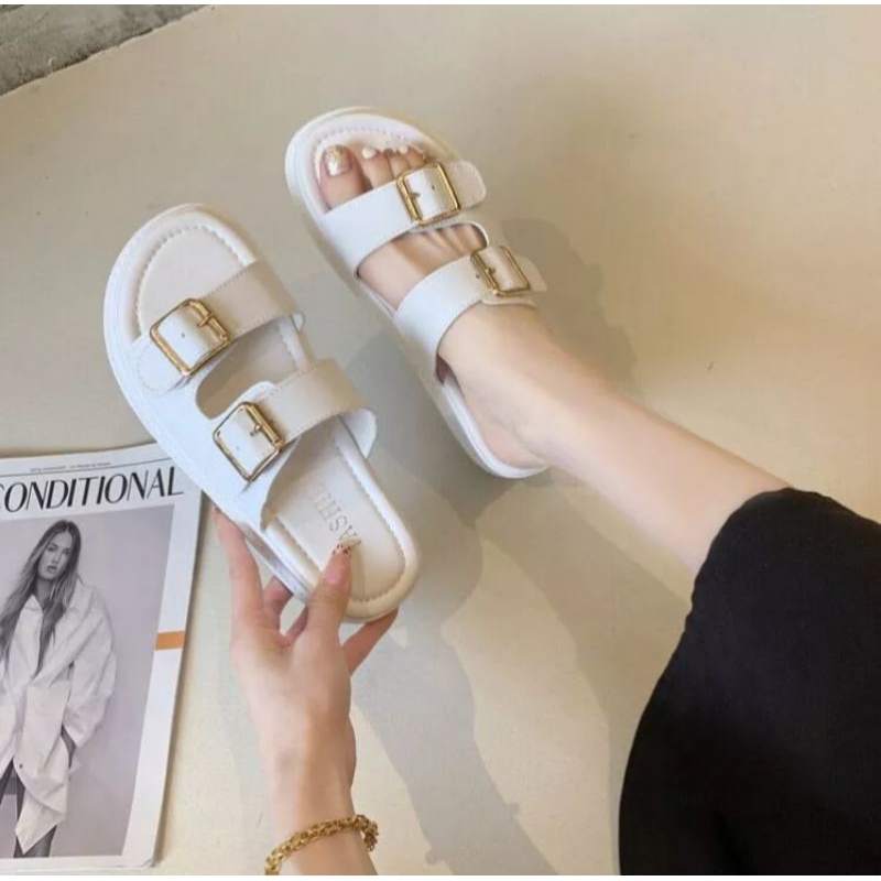 NF ~ Sandal Wanita Ban Dua Gesper