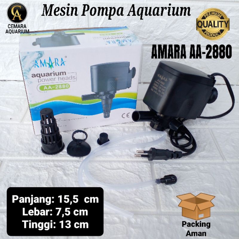 mesin pompa aquarium/ Amara AA-2880/ pompa/ pompa aquarium/ pompa akuarium/ pompa air aquarium/ pompa air akuarium/ aquarium