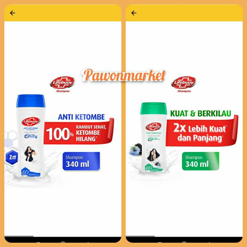 Lifebuoy Shampo 340 ml