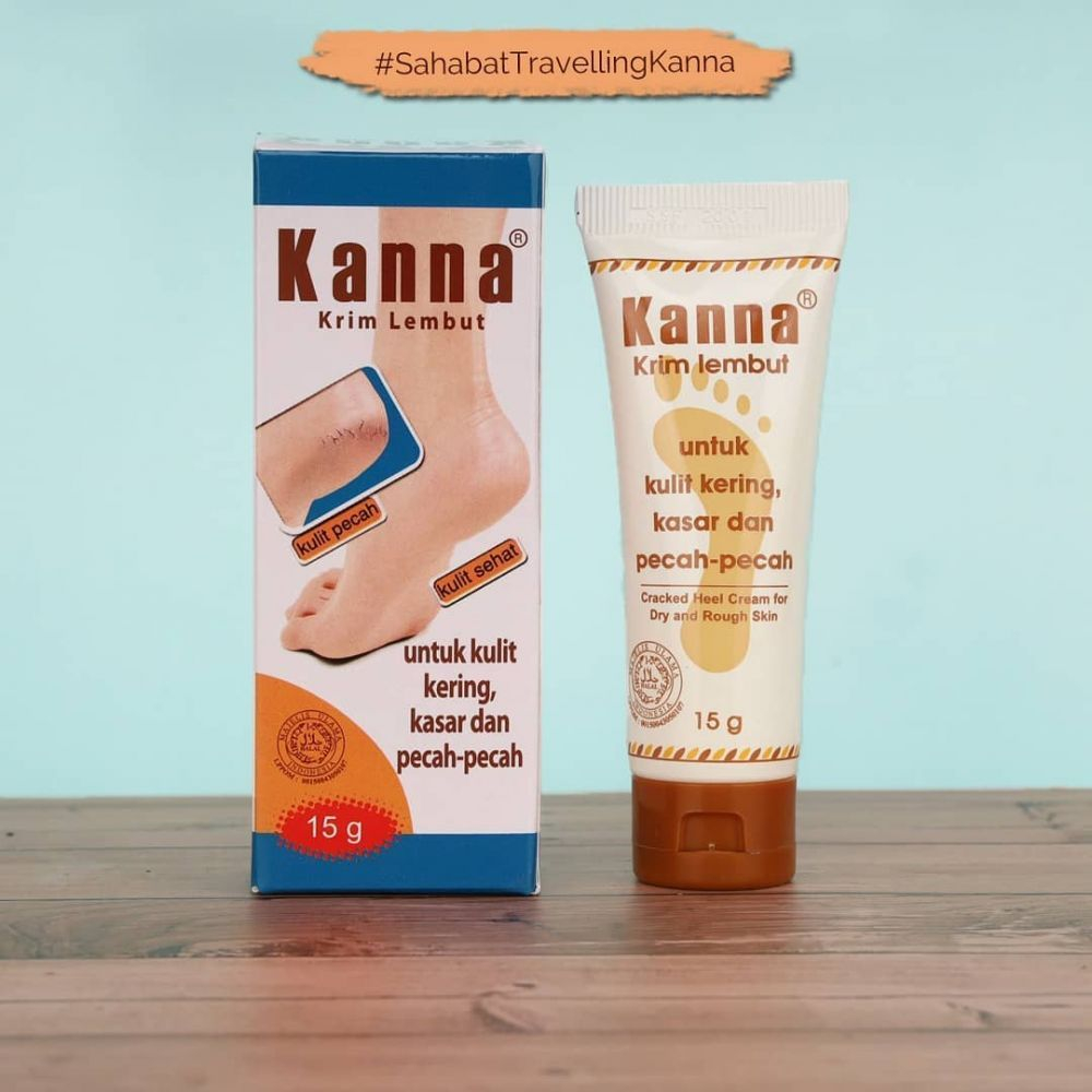 Cream Penghalus Tumit Kaki Kanna White Cream Kaki Obat Penghilang Kapalan Kaki Tebal Krim Kaki Pecah