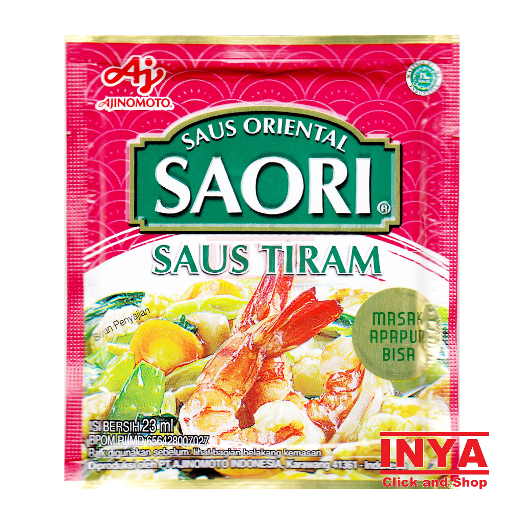 

Saori Saus Tiram Kemasan Sachet 23ml - Oriental Oyster Sauce