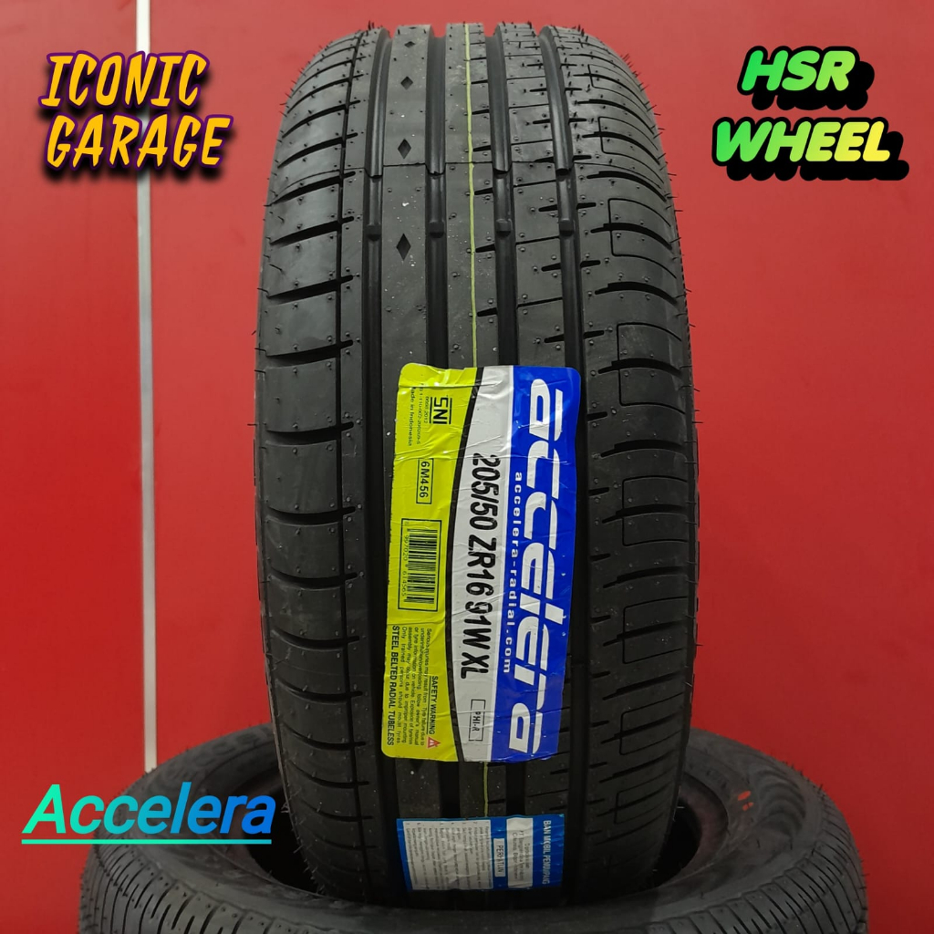 ban mobil 205 50 ring 16 accelera bisa untuk avanza,xenia,jazz,moblio.