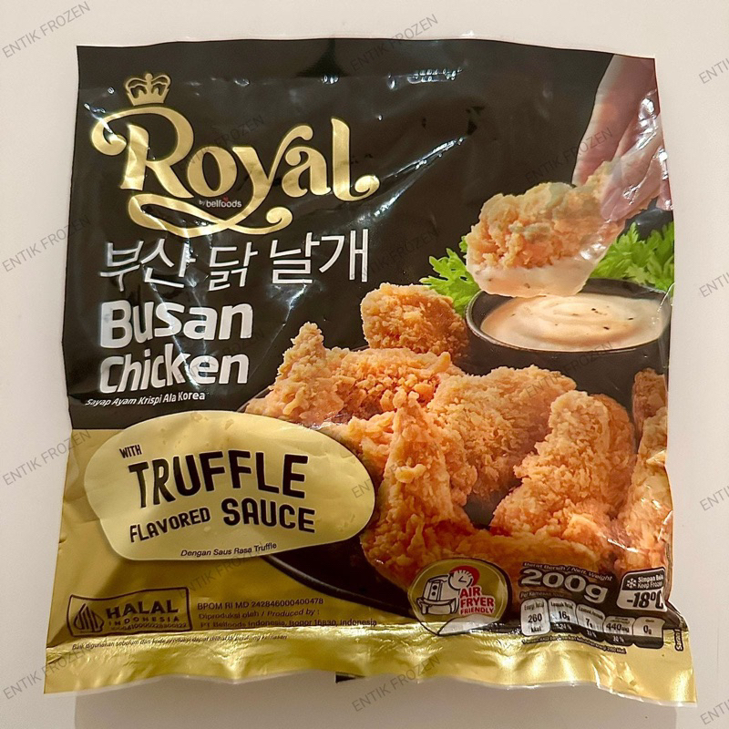 

Belfoods Royal Busan Chicken | Sayap Ayam Crispy Ala Korea Truffle Sauce