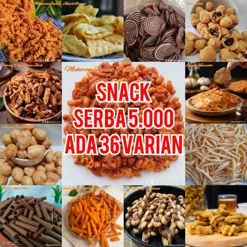SNACK CEMILAN KILOAN JAJANAN SERBA 5000