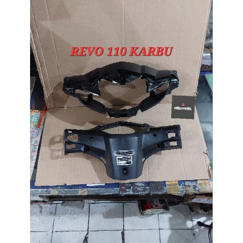 BATOK LAMPU DEPAN BELAKANG VISOR HITAM SET REVO ABSOLUTE REVO FIT KARBURATOR 2009 2010 2011 2012 201