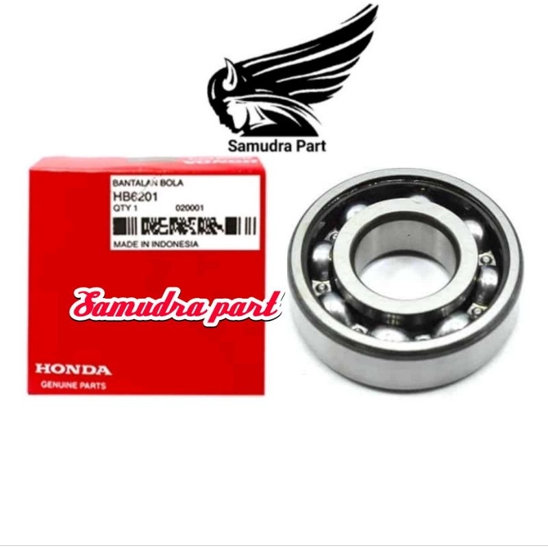 HB6201 Bearing Laher klaker Roda depan Beat Vario 110 Vario 125 Vario 150 Scoopy Supra 125 Revo Supr