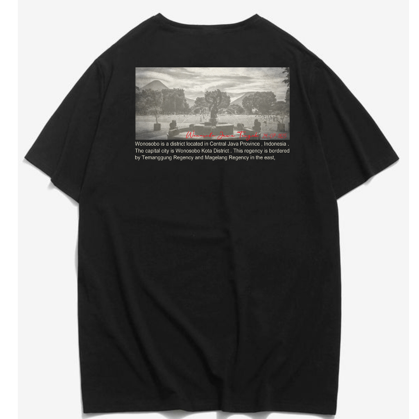 Kaos Wonosobo Pride Tshirt Wonosobo Local Pride