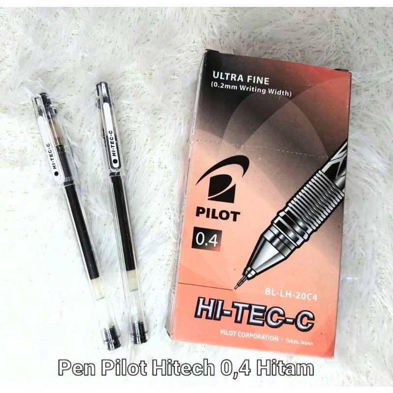 

Pulpen Pilot Hi-Tech 0,4 (isi 12)