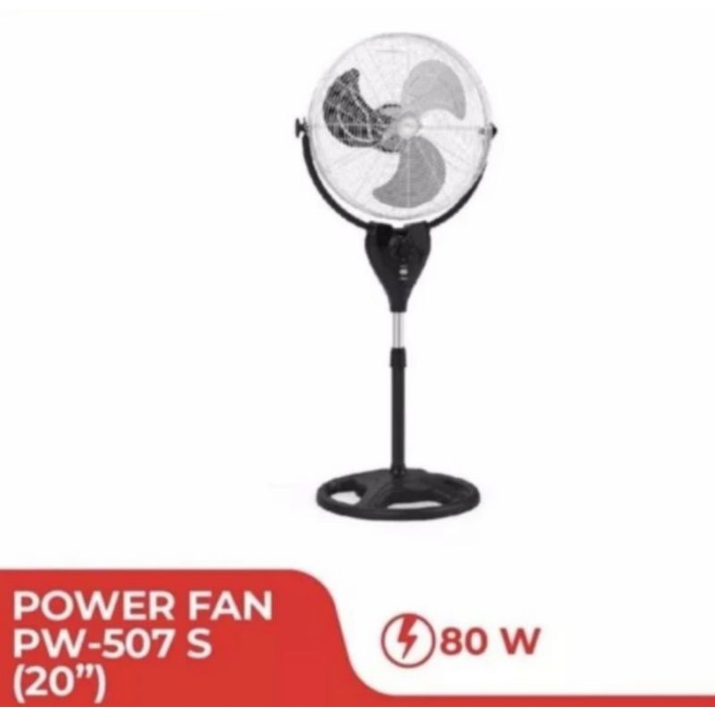 KIPAS POWERFAN MASPION 507S - KIPAS ANGIN MASPION 20 INCH - MASPION 507S - KIPAS ANGIN TORNADO MASPI