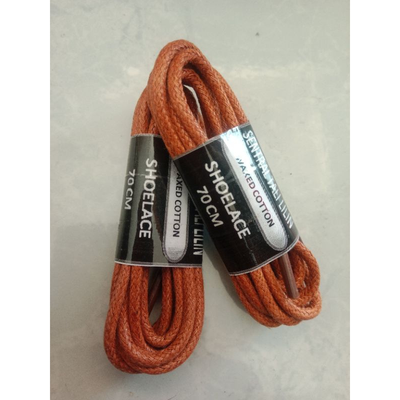 tali sepatu lilin 70cm tan