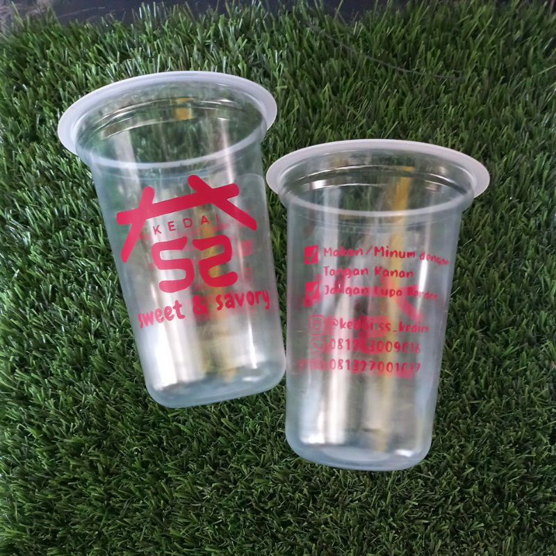 sablon gelas 14oz oval STARINDO