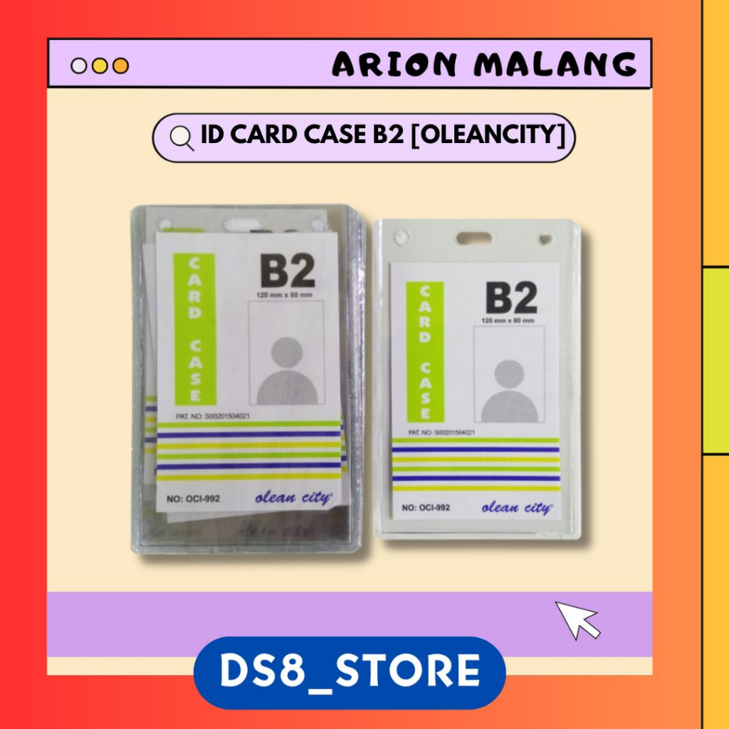 

ID CARD CASE / NAME TAG PLASTIK MIKA B2 OLEANCITY